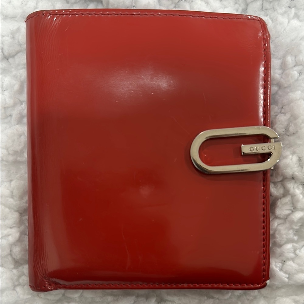 Gucci Red Leather Wallet